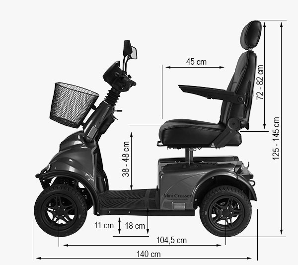 Abmessung Mini Crosser